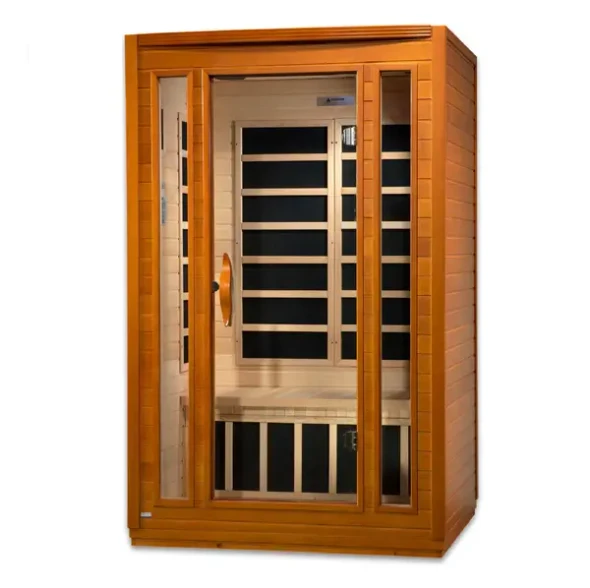 Saunas Dynamic San Marino Elite 2 Person Ultra Low EMF Far Infrared Sauna DYN-6206-01 Elite 