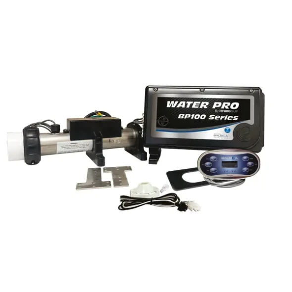 Hydro-Quip Water Pro Series, Powered by Balboa BP1 with Hydro-Quip Remote Heater and TP600 topside