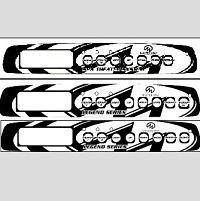  X310810 Master Spas Topside MAS500 Scrolling Control Panel (MAS550/525/500) 02-00 Models 