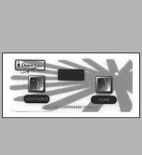  X310960 Master Spas Topside MAS25 2-button Panel (00 & 01 Models) 