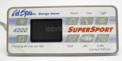 Cal Spas ELE09200760 Cal Spa Topside Control Panel SYS4000SS 