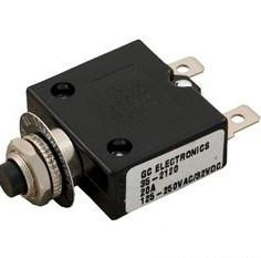  Spa Circuit Breaker, Panel Mount, 20a, 120v 