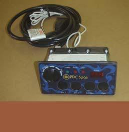  PDC Spas Topside Digital 4 Button Air Control (1996-2001 XTR, 500, Contempra Series) 