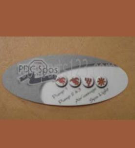  PDC Spas Topside Control Inlay 2 