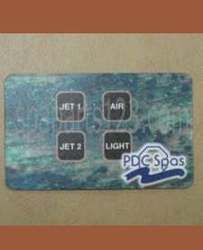  PDC Spas Topside Control Inlay 8 