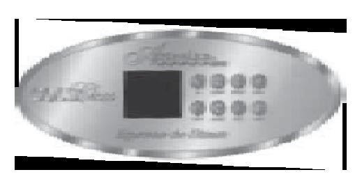 Artesian Spas 11-0020-77, Artesian Spas Topside Overlay, Gold 3 Pump 