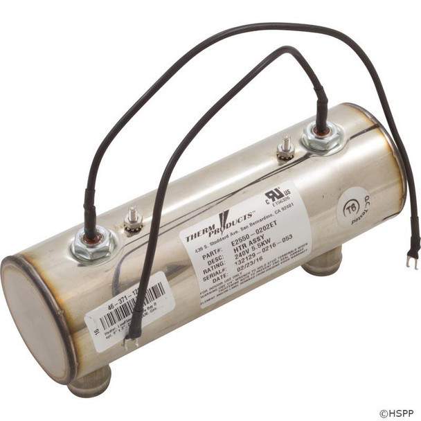  Lo Flow 3"x9" 5.5KW/240V, 1"B in/out same side (Leisure Bay), E2550-0202ET 