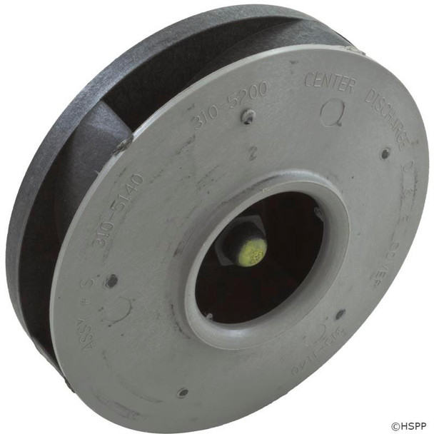  Waterway Center Discharge Spa Pump Impeller, 1.5HP Center Discharge 310-5140 1 
