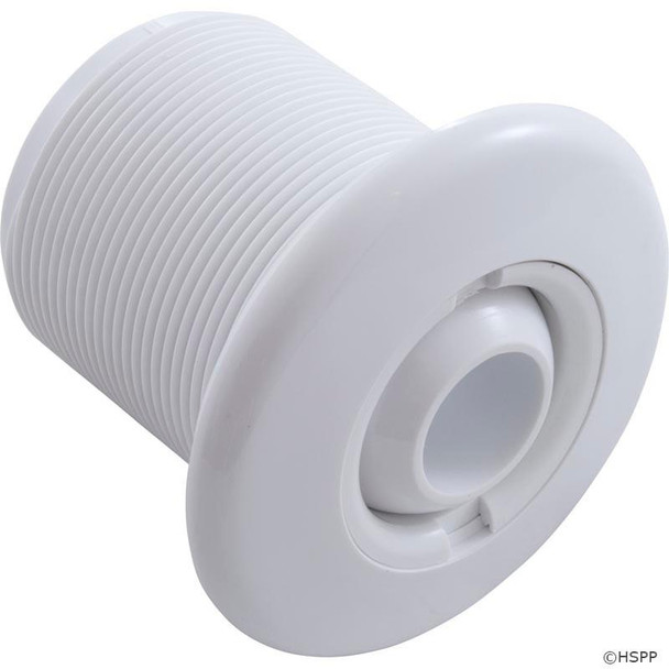  Hydro Air Spa Jet  Standard Long Wall Fitting Complete/Less Nut, White-Brown 10-3600 