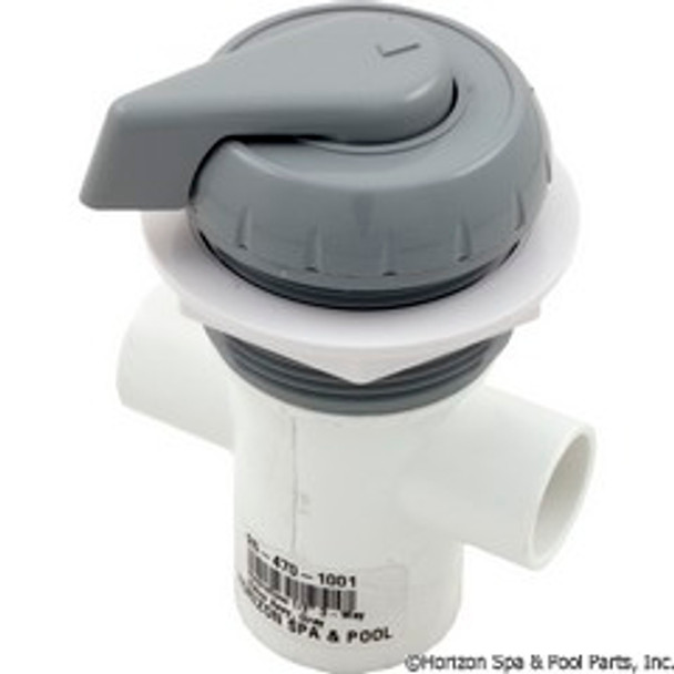 Hydro-Air Hydroflow 1/2" 3-Way Valve Assy, Black-Grey-White 11-4040 Hydro-Air Hydroflow 1/2" 3-Way Valve Assy, Black-Grey-White 11-4040