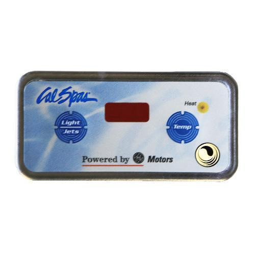 Cal Spas ELE09200774 Cal Spa TOPSIDE CONTROL PANEL 1500,2 BUTTON LED FOR 1 Pump 