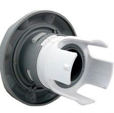  4.64" Face Spa Jet Diverter Jet Barrel Assy, 1" Orifice, Emerald Cut, DRK Gray - White 