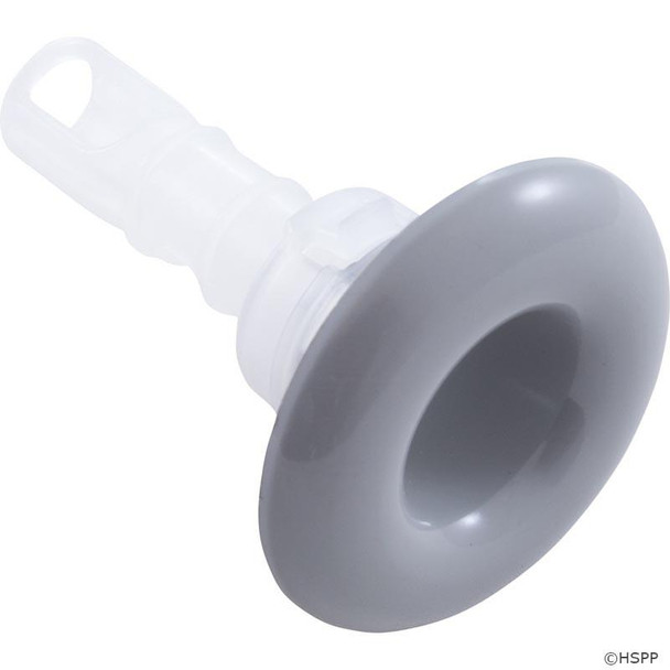  2" Face Cyclone Euro Jet Fixed Nozzle, Smooth Finish, White-Gray 