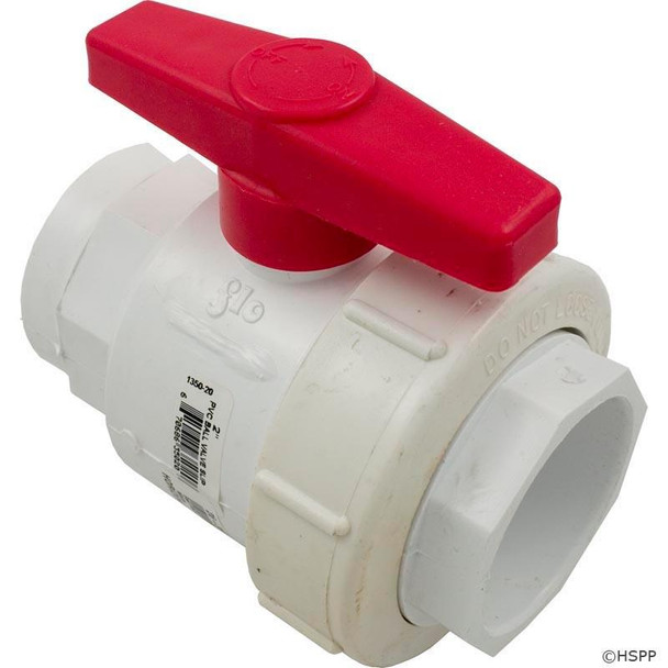  Ball Valve, 2"SxS White 