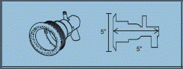 Artesian Spas Artesian Spa Jet Body,  for 5" Storm Jets 
