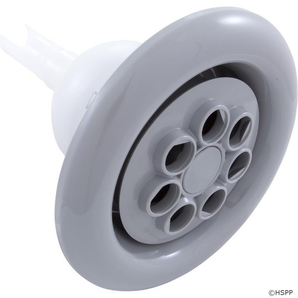 Vita Spas 55-110-1730-V 5" Face Cyclone Spa Jet Twin Spin 7 Hole,Smooth Finish, Gray 1 