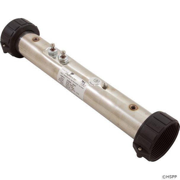  15" Generic 5.5kW Flo Thru Heater Assembly, For 2 Sensors, 2" x 15" 240V, 9711-104, C2550-0807, 58002 