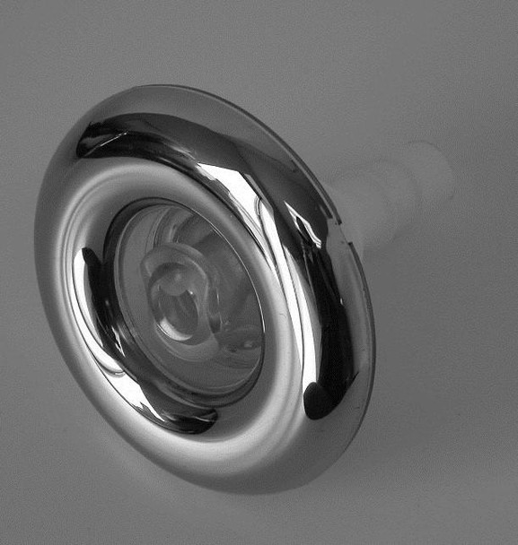 Dynasty Spas 4" Dynasty Spas Jet, Poly Storm, FO/LED, Roto, Clear S/S 11394 