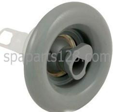  3.5" Face Spa Jet Cyclone Luxury Jet - Swirl, Smooth Face, White-Gray-Black 