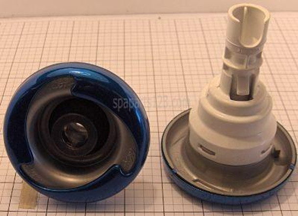 Cal Spas 3.25" Cal Spa Jet Insert, PLU21703627-BLU, MFRW, Storm, Maxi, Blue 