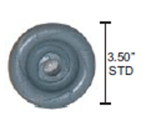 3.5" Artesian Spa Jet, Poly Storm, Directional, Matte