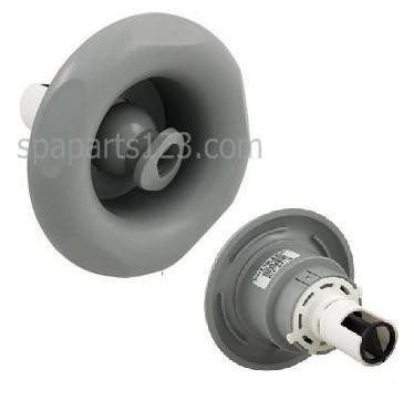  5" Face Spa Jet Adjustable VSR Handle Assembly, 5-Point Text., White-Grey 