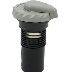  Waterway 1" Top Access Silent Air Control, Scalloped, White-Gray-Black 1 