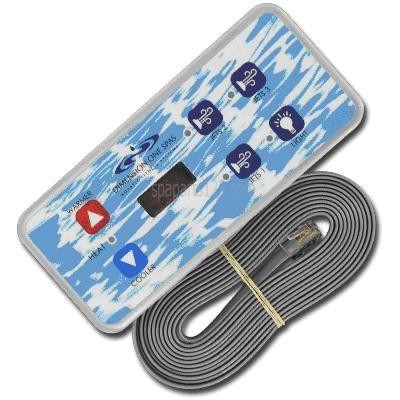 Dimension One Spas 01560-1012, D1 Spas Topside, Upper Control Panel for AFS (w/Inlay) 