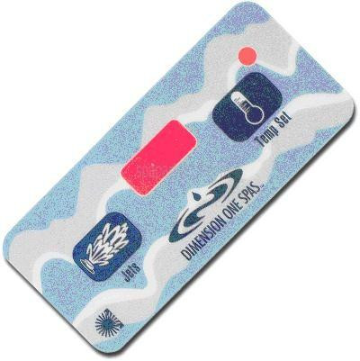 Dimension One Spas 01560-169, D1 Spas Topside Inlay '97 Dipper - Blue 