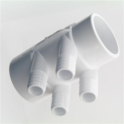 Dimension One Spas 01510-473 D1 Spas 4 port Barbed Manifold - Open 