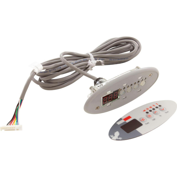  4 Button, BDLTSC9GE1 Gecko Topside, TSC-9/K-9, 1 Pump, LED 