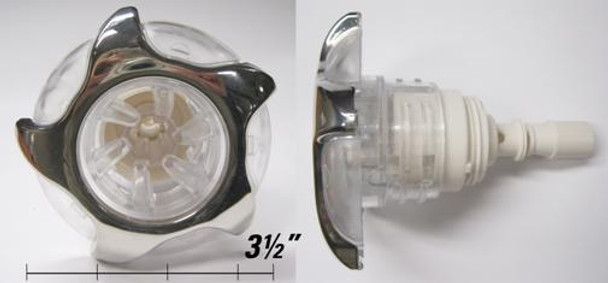 Cal Spas 3.5" Cal Spa Jet Insert, Star Fire, Maxi Flow (MFR)THD, Rifled, PLUCS2294118S  Cal Spas 3.5" Cal Spa Jet Insert, Star Fire, Maxi Flow (MFR)THD, Rifled, PLUCS2294118S