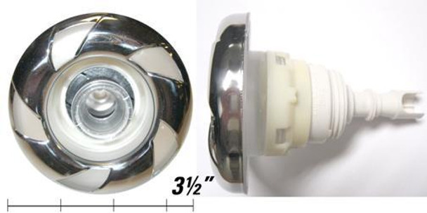 Cal Spas 3.5" Cal Spa Jet Insert, Candy Cane, Maxi Flow (MFD) THD, Directional, PLUCS2295098S 