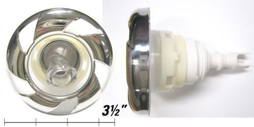 Cal Spas 3.5" Cal Spa Jet Insert, Candy Cane, Maxi Swirl (MFS) THD, Roto, PLUCS2295108S 