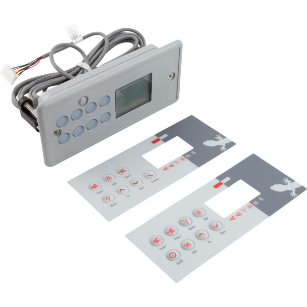  8 Button, BDLTSC8GE1 Gecko Topside, TSC-8/K-8, 2 Pump, LCD 