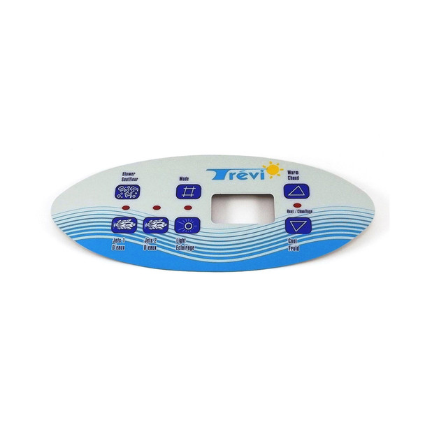 10051 Dynasty Spas Topside Overlay, 2000 Pack, W Air, Trevi Logo