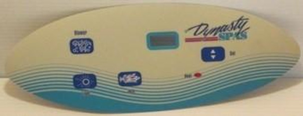 Dynasty Spas <p>10876 Dynasty Spas Topside Overlay, 2000 Pack, W Air, Dynasty Logo</p> 