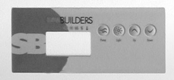 10060 Dynasty Spas Topside Overlay, 2000 Pack, W Air, Trevi Logo