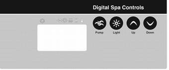 Dynasty Spas 14285 Dynasty Spas Topside Overlay, K-1999, SSPA, 1 Pump, Generic Logo 