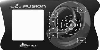 Dynasty Spas 14297 Dynasty Spas Topside Overlay, K-600, IN.XM, Fusion Logo, 2011 