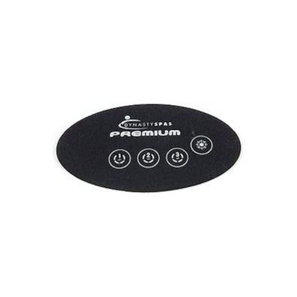 Dynasty Spas 14518 Dynasty Spas Topside Overlay, K-120, Ecco Logo 