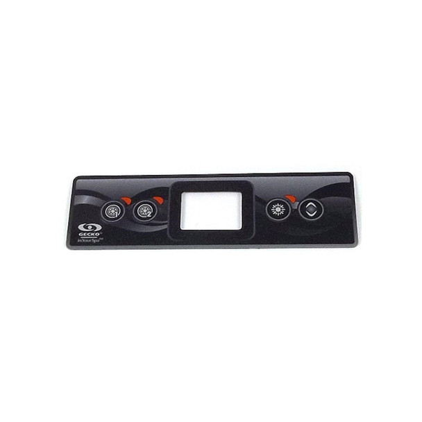 15325 Dynasty Spas Topside Overlay, K-300, 2 Pump, Dynasty Logo, 2016