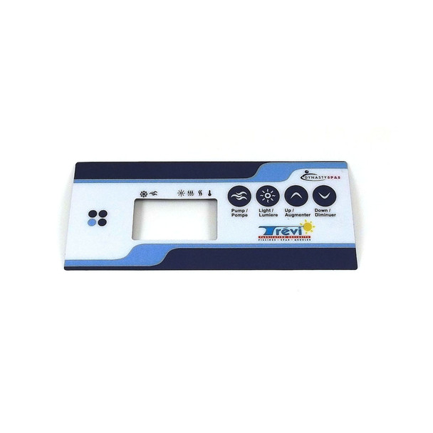 11938 Dynasty Spas Topside Overlay, K-19, SSPA-1, 1 Pump, Trevi Patio Series