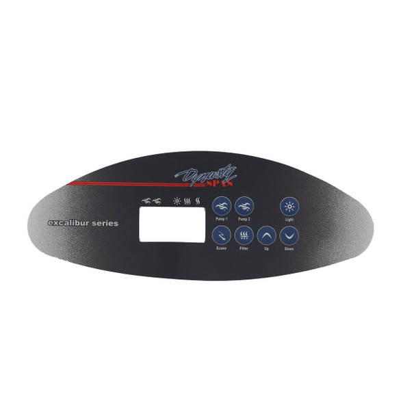 Dynasty Spas 10006 Dynasty Spas Topside Overlay, TSC-47, SSPA-MP, Excalibur Logo 