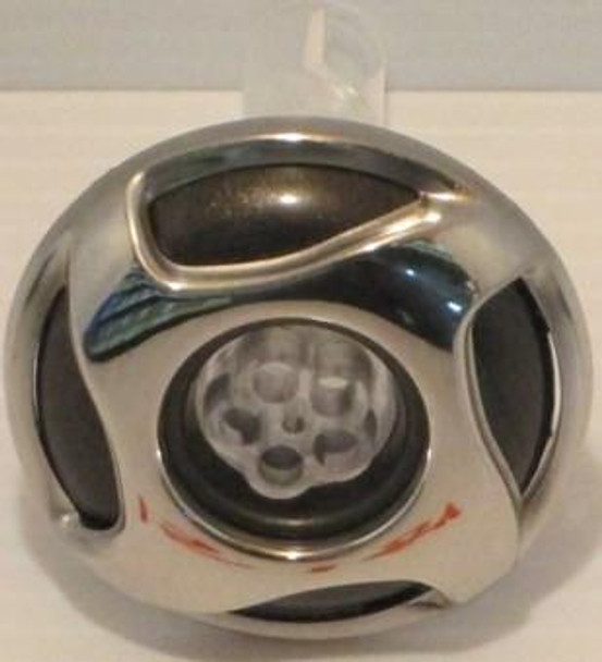 Dynasty Spas 2" Dynasty Spa Jet, Cluster Stor, Threaded, Shower, Mtl/Gry, Glo, 4 Swirl, 2015, 15184 