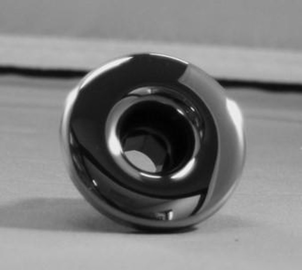 Dynasty Spas Dynasty Spa Jet, Euro/Ozone, Large Face, Smooth, Mtl/Blk, 14681 