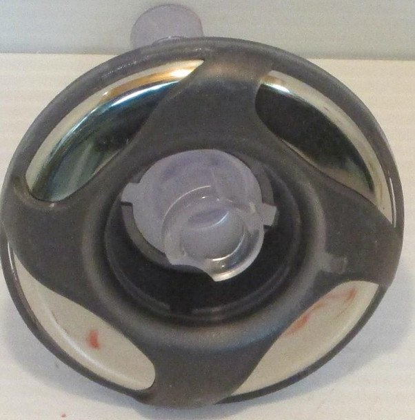 Dynasty Spas 3" Dynasty Spa Jet, Mini Storm, Threaded, Directional, Glo, Gry/Mtl, 4 Swirl, 14723 