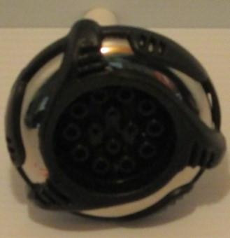 Dynasty Spas 3 3/8" Dynasty Spa Jet, Poly Storm, Threaded, Multi Massage, Blk/Mtl, Trix, 2010,  13057 