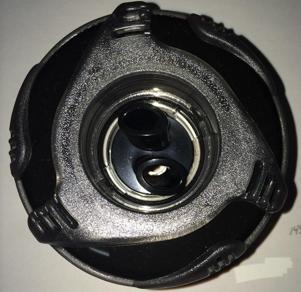 Dynasty Spas 4" Dynasty Spa Jet, Poly Storm, Lg Face, Threaded, Twin Roto, PTC/Shiny Blk, Trix, 2011, 14508 