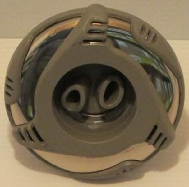 Dynasty Spas 4 3/16" Dynasty Spa Jet, Poly Storm, Large Face, Threaded, Twin Roto, Gry/Mtl, Trix, 2012, 14472 